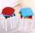 Simple, Colorful, Strong and Durable Plastic Square Stool, round Stool Thickened Stacked Plastic Stool for Adults
