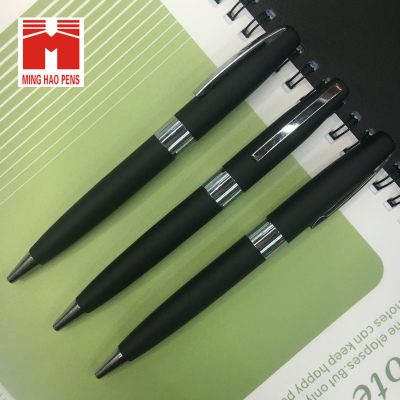 Black gift pen pencil rotating metal pen can be customized for any logo