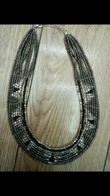 Multi-Layer Bead Necklace, Ethnic Style