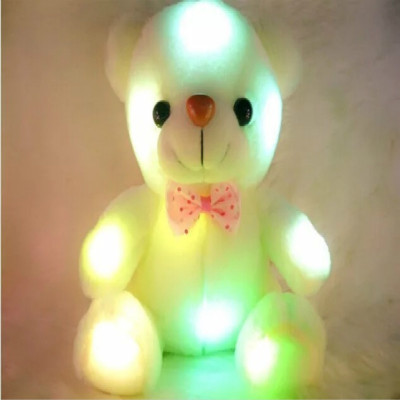 The spot light LED plush toy doll bear bear bear bear Valentine Baoxin tie