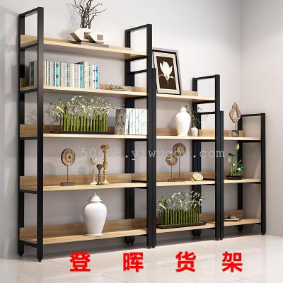 Fine steel wooden household shelf display screen container shelf super display