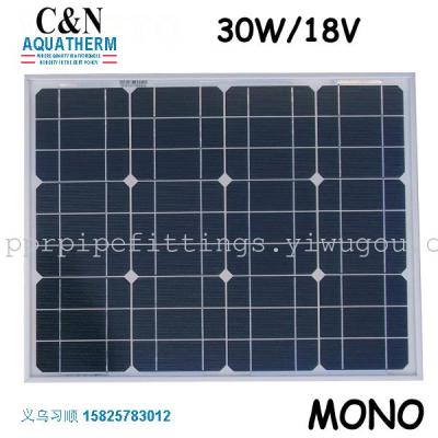 Factory direct home solar panel components 30W
