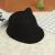New Autumn and Winter Wool-like Bowler Hat Little Devil Cat Ears Bear Peaked Cap Equestrian Hat Men and Women Parent-Child Fashion Hat