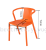 Casual Simple Full Plastic Backrest Chair Lightweight Stackable Chair Coffee Chair Dining Chair