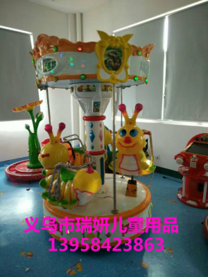 Factory direct sale playground large game machine three people turn Horse Series