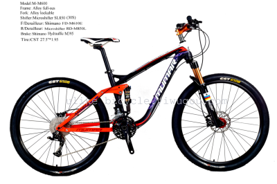 Bike 27.5 inch mountain bike 27 - speed aluminum alloy speed change factory direct selling
