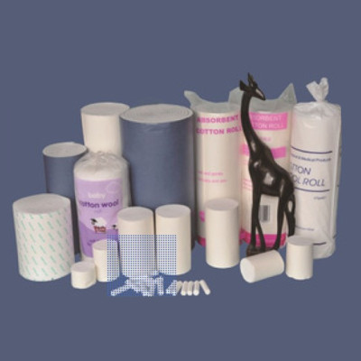 Medical absorbent cotton rolls, dental cotton medical supplies.