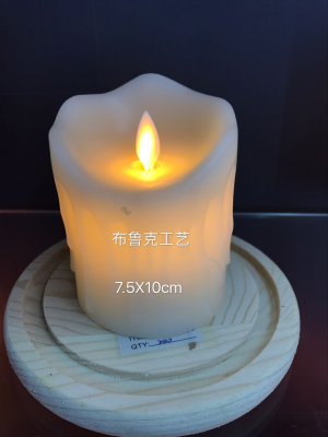 Wax tears LED simulation simulation flame sway LED electronic candle smokeless melting effect