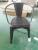 European Outdoor Armrest Iron Chair Leisure Furniture Metal Desks and Chairs Metal Iron Chair Many Styles