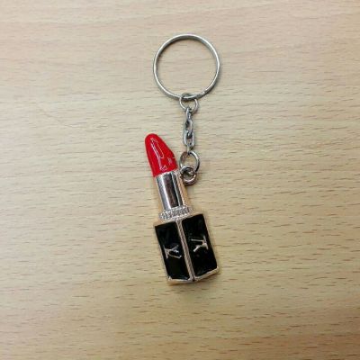 Single-Sided Lipstick Keychain