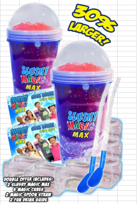 Plastic hand Smoothie cup cup SLUSHY MAGIC COOL salad