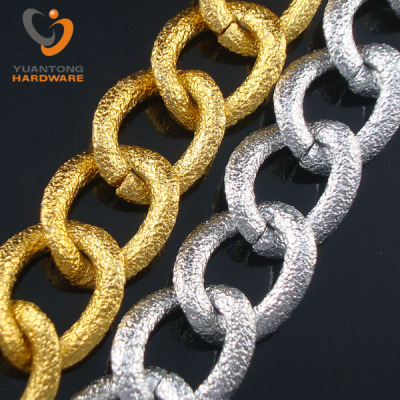Factory Outlets  Gold silver aluminum chain metal aluminum chain jewelry bag chain