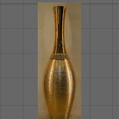 Ceramic vase drawing process decoration with diamond ornaments
