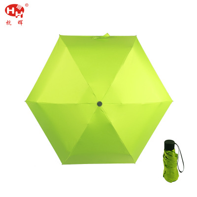 Half fold a clear umbrella - plain