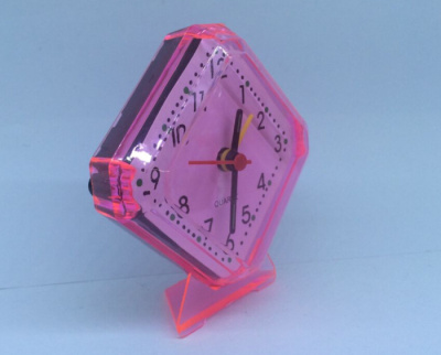 Crystal Ling-Shaped Alarm Clock Transparent Alarm Clock Student Alarm Clock