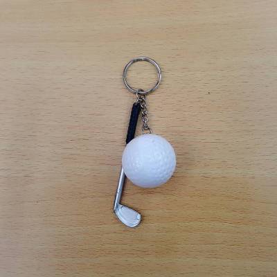 Fashion Keychain Pendant Golf Badminton Bowling Keychain Pendant