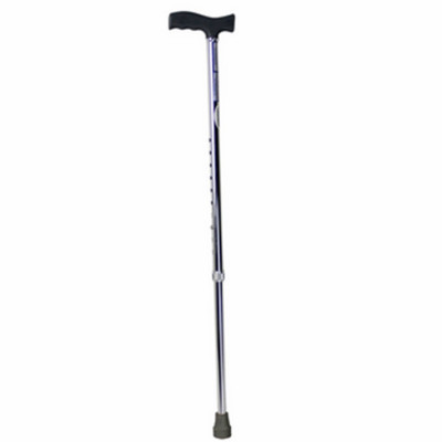 Aluminum alloy single leg crutch.
