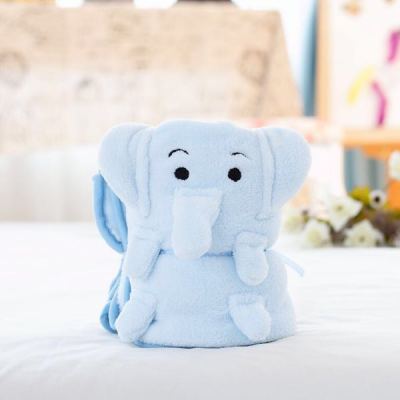 Coral fleece blanket for children cartoon animal volume air conditioning blanket novelty gift store