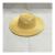 Factory direct wholesale PP plastic straw hat shading yellow hat kindergarten painting graffiti