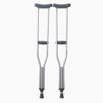 Medical supplies for crutches under the arm.