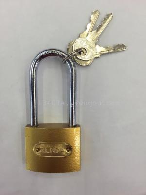 The new lock 50 word Long Sheng copper imitation of Liang Guasuo