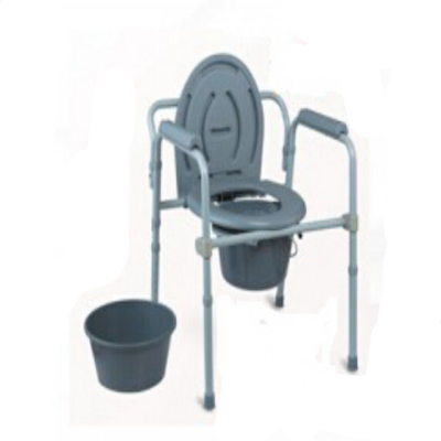 Electroplated steel tube chair. potty chair