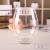 Glass Vase Transparent Scindapsus Aureus Hydroponic Plant Flowerpot Living Room Rib Ball Fish Tank round Hydroponic Ware