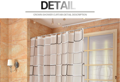 The high-grade waterproof cloth curtain mold PEVA shower curtain thickening