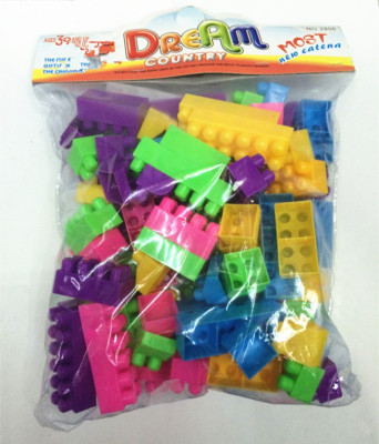 Children's toys wholesale PC material puzzle toys creative building block 108