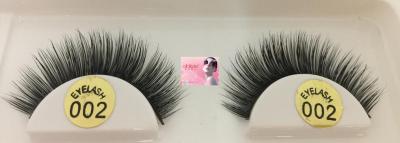 Mink hair false eyelash 002 natural and realistic scrunch up