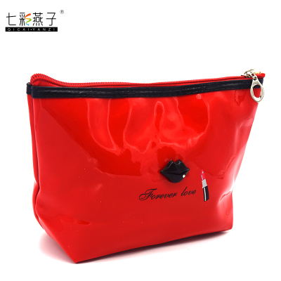 Taobao hot lips Makeup Bag Purse custom LOGO Mingtai source factory