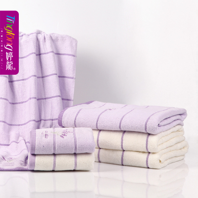 Pure Lavender Bath Towel Gift Set towel towel factory direct wholesale advertising gifts