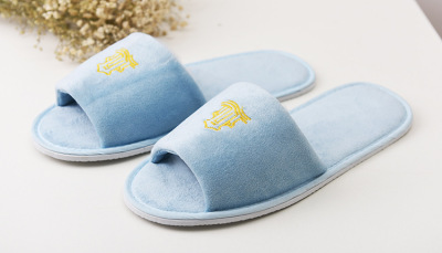 Five-Star Hotel Rooms Disposable Slippers Disposable Hotel Slippers