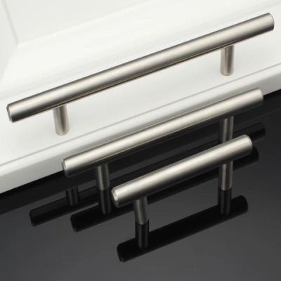 Modern simple style cabinet drawer handle stainless steel handle T type upset chest