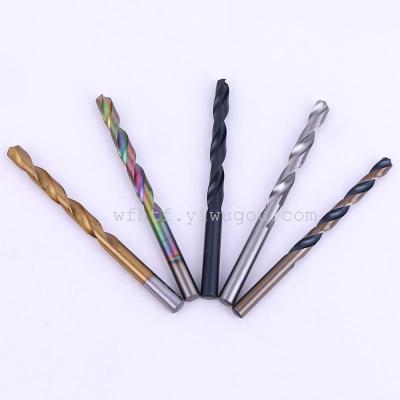 High speed steel twist drill bits are suitable for drilling holes in various metals