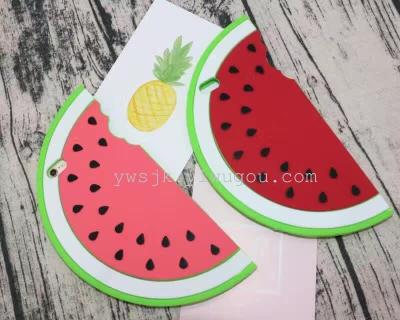 European and American Watermelon Generation Silicone Protective Cover IPhone7 Phone Case