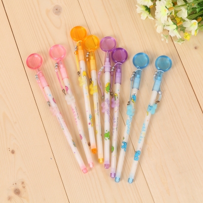 Korea creative wholesale lovely magnifying glass ballpoint pen