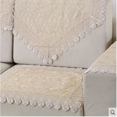 Water soluble lace fabric Lianyi Korean people slip single and double towel color cover towels