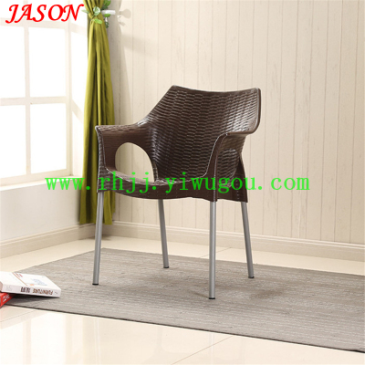 Outdoor coffee chair / plastic back dining chair / hotel armchair / conference office chair