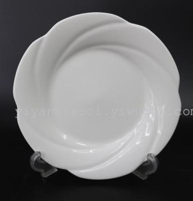 Cold dish dish restaurant tableware dish bowl dish dish shape irregular shaped ceramic hyrcinth deep dish tray