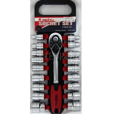 Combined tool set tool sleeve tool 19pcs-1/2