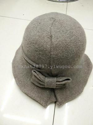 Autumn and winter new wool folding hat han edition fashion 100 knit hat.