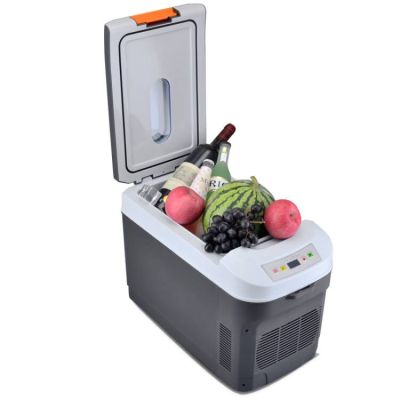Vehicle - mounted refrigerator 25 l dual - core rapid refrigerating refrigerator medicine and cosmetics refrigeration fast