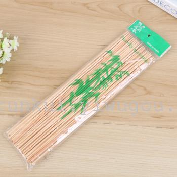 Factory direct sales 30mm*25 BBQ skewers squid skewers round bamboo skewers yiwu bamboo skewers