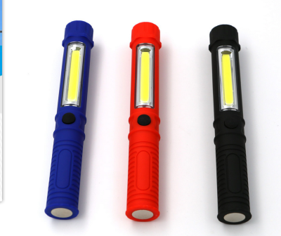 COB working light repair light emergency light with magnet pen LED flashlight