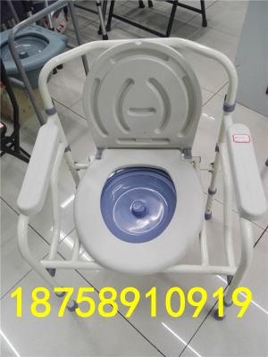 Pregnant Women and Elderly Potty Seat Reinforced Non-Slip Toilet Chair Patient Mobile Commode Chair Toilet Medical Equipment