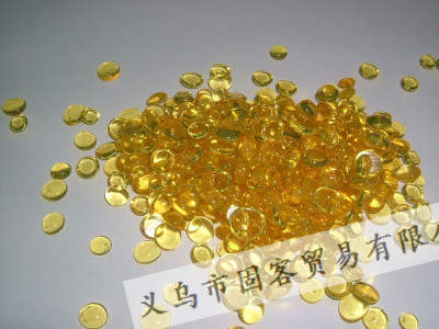 Gold/yellow semi-transparent colloidal super viscosity.