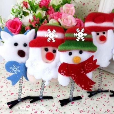 Spring hairpin Christmas Mini Christmas Hat STEREO BB clip hair ornament Korea baby hairpin