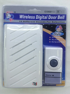 RL Wireless digital remote control doorbell waterproof 3814