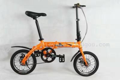 Bicycles 14 - inch aluminum folding bikes for students of adult folding bike factory direct